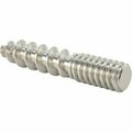 Bsc Preferred 18-8 Stainless Steel Wood Screw Threaded Stud Number 10 Screw Size 10-24 Stud 1 Long, 25PK 90915A641